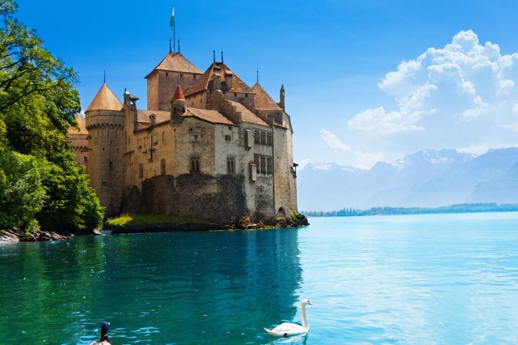 Schloss Chillon am Genfersee