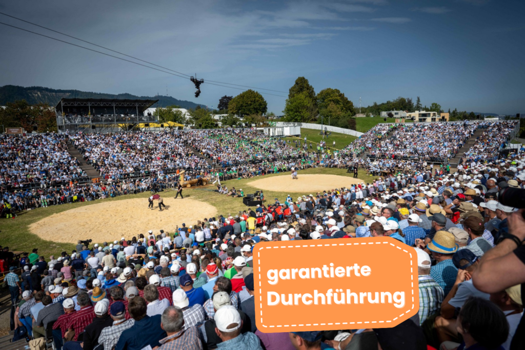 Garantierte Durchfuehrung Kilchberger Schwinget