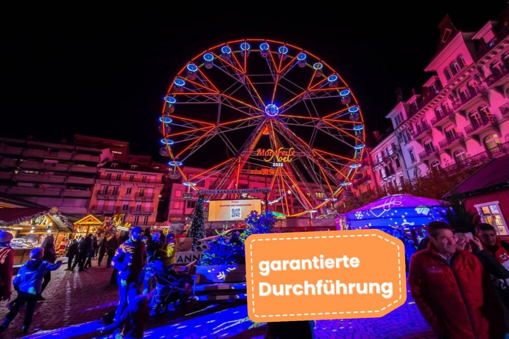 Garantierte Durchfuehrung Weihnachtsmarkt Montreux